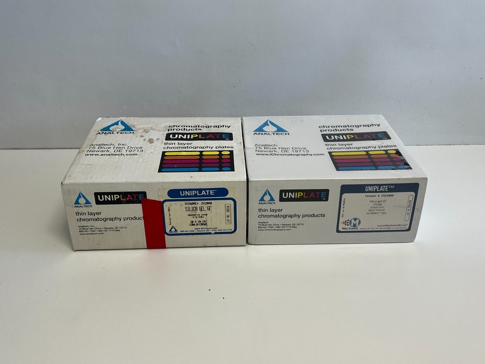Shelf 21 : 2 BoxesAnaltech Uniplate UV254 (02014) - 1 Opened / 1 Sealed