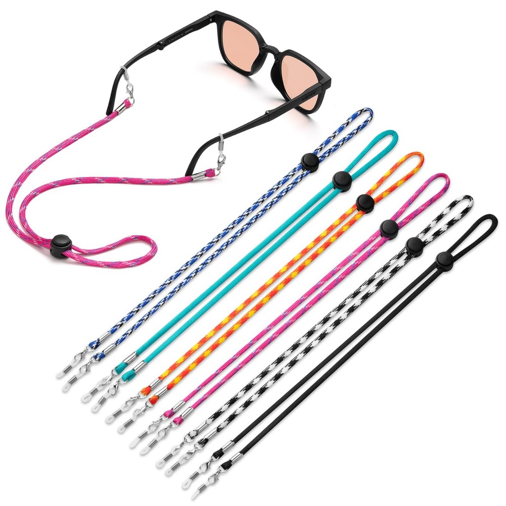 Glasses Strap 6-Pack - Eye Glasses Holders Around Neck, Sunglasses Strap for ...