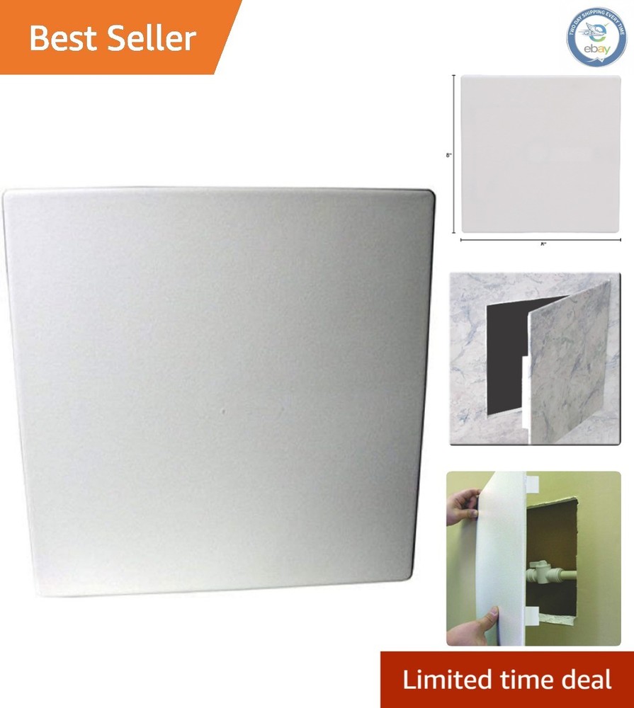 8x8 Inch Polystyrene Spring Fit Access Panel - Effortless Installation & Access