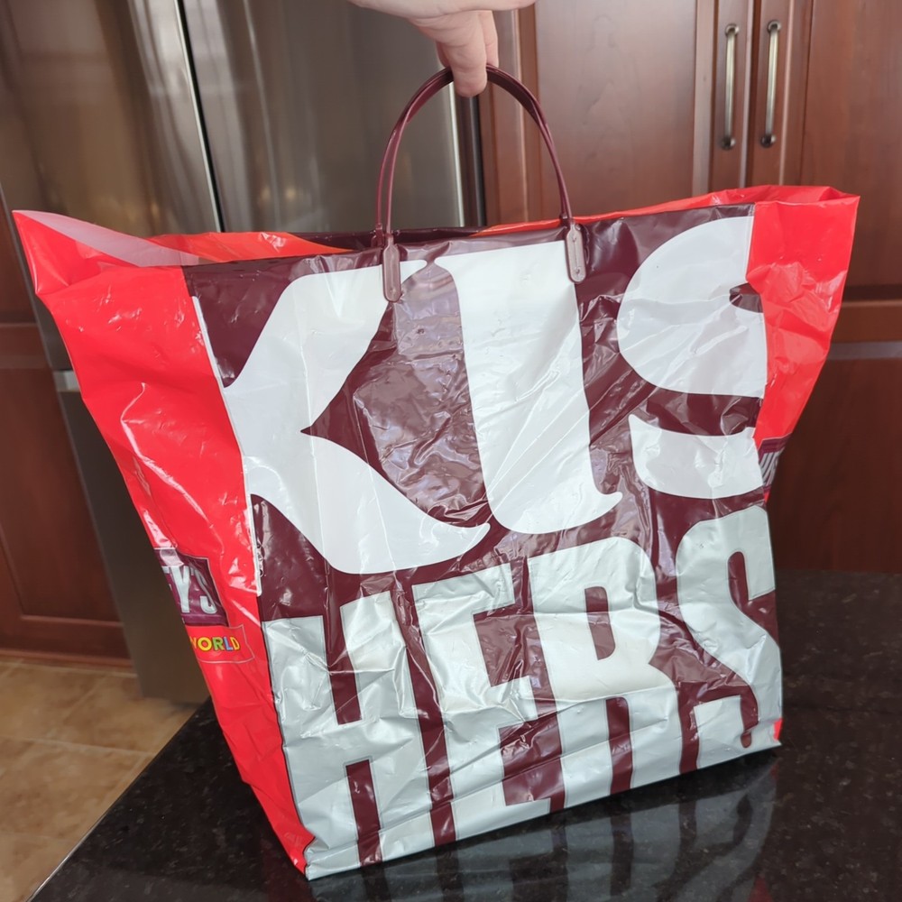 Hershey's Chocolate World Plastic Shopping Bag large