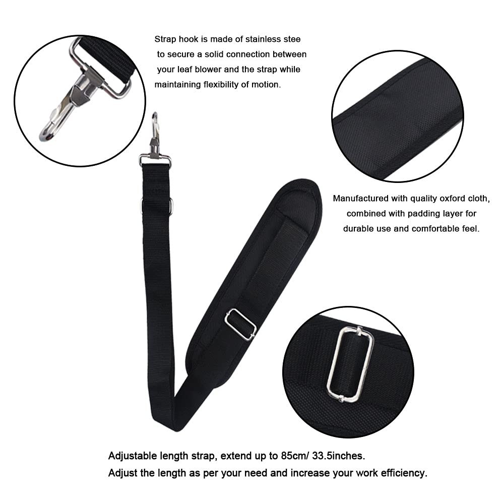 Ohoho AP5300 String Trimmer Shoulder Strap for EGO 56-Volt 530 CFM Black