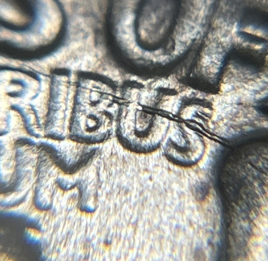 1953 Washington Silver Quarter Errors Die Cracks Reverse Uncirculated