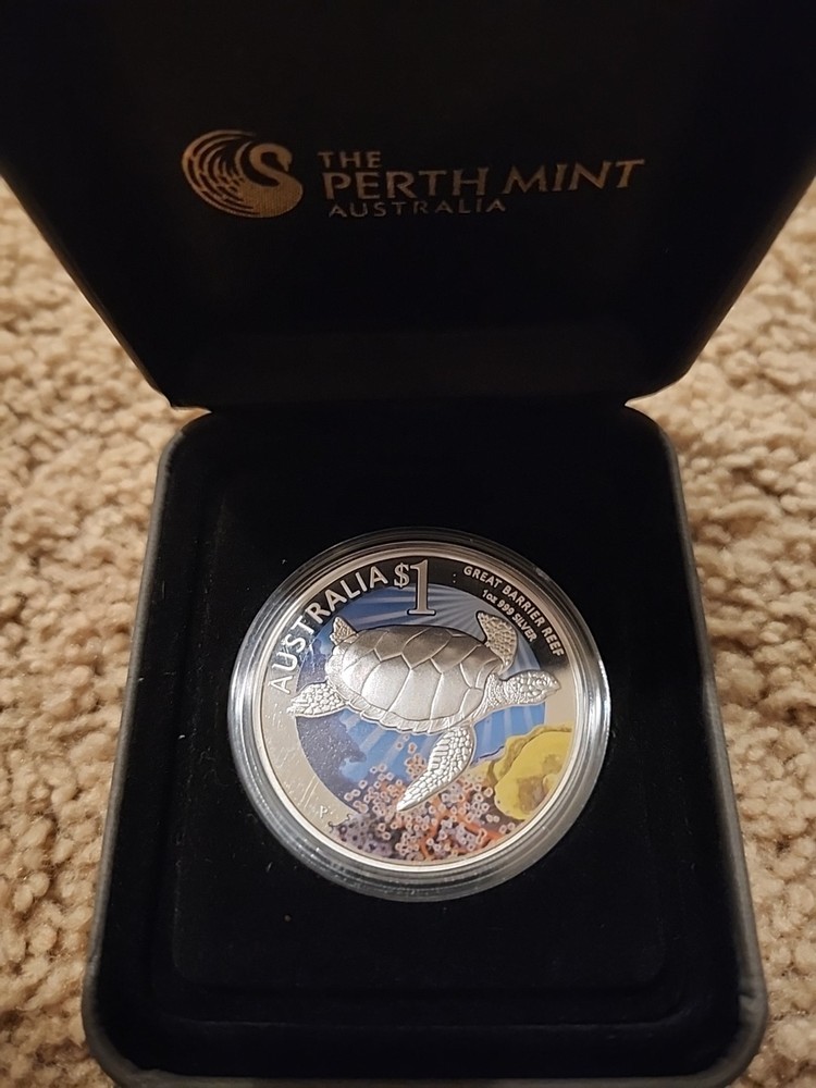 Great Barrier Reef - ANDA Perth Special Australien 1 oz Silver Proof 2011