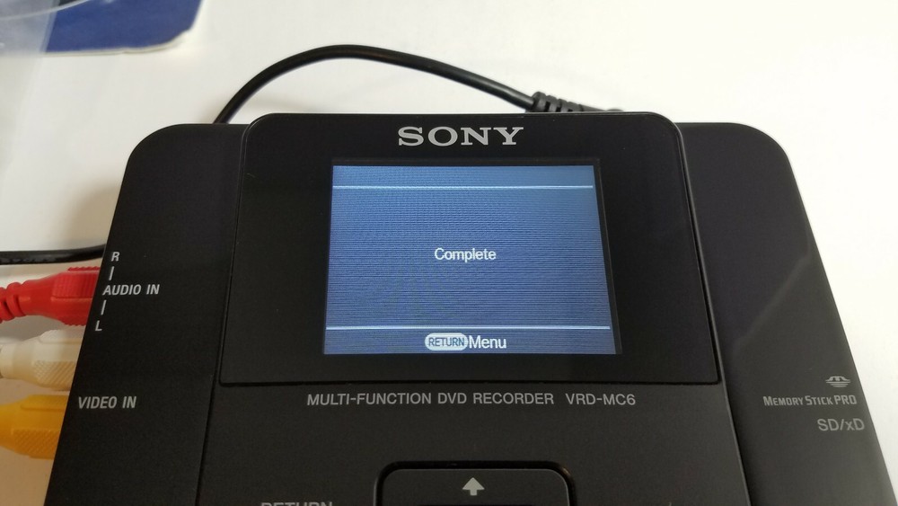 Sony VRD-MC6 DVD Recorder Multi-Function Tape Transfer - Region Free ✅