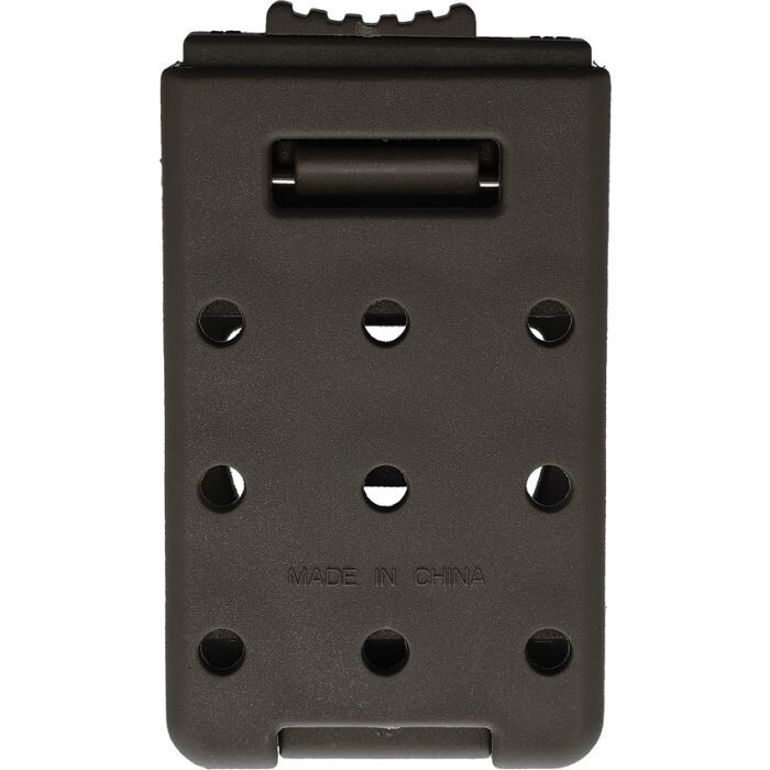 Belt Clip Olive-Drab Green Polymer Construction Includes Hardware 3.5" x 2"