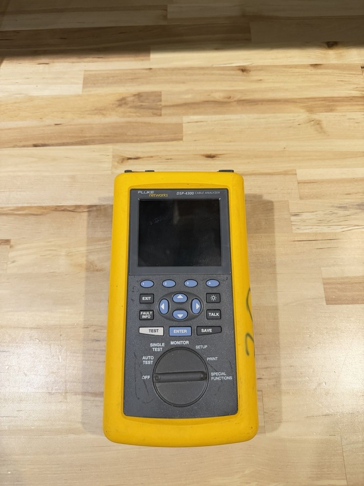 FLUKE NETWORKS DSP-4300 CABLE ANALYZER (TESTED) FREE SHIPPING