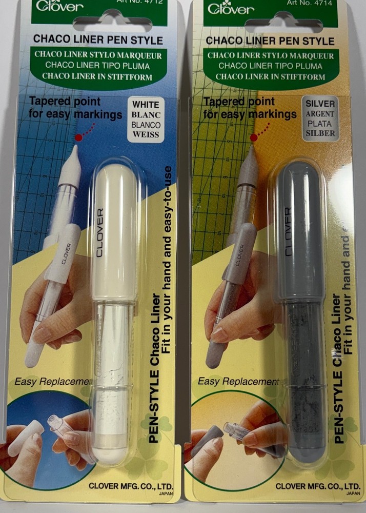 Clover Chaco Liner Pen Style-White