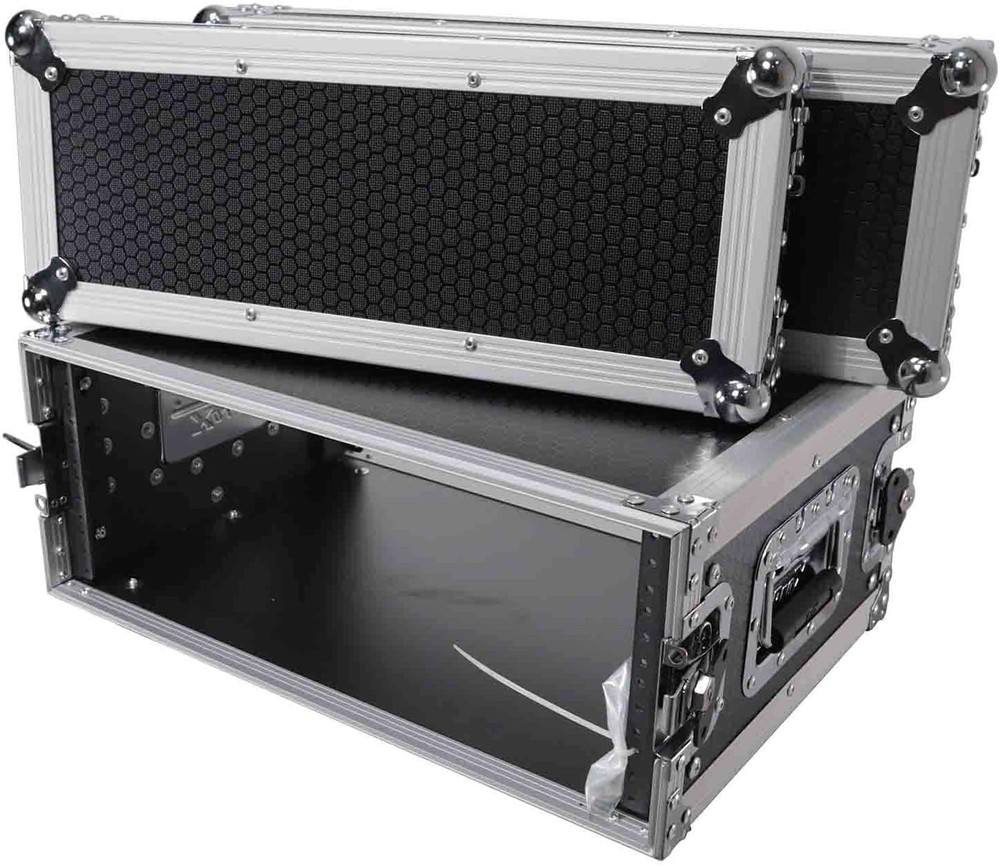 ProX X-4UE 4U Deluxe 14" Deep 19" Width Amp Effects Rack Flight Hard Case