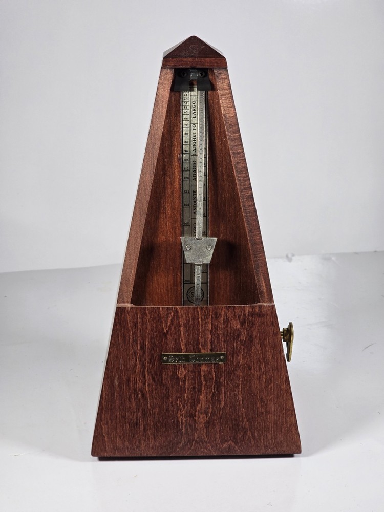 Seth Thomas Metronome Rhythm Windup Pyramid EUC