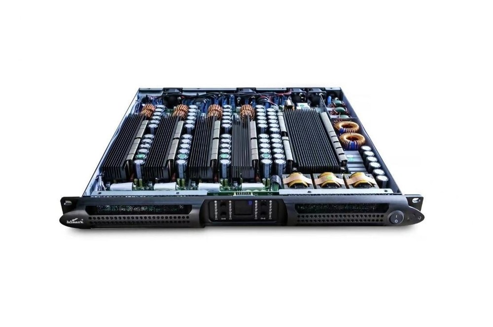 Admark K420 Class D Professional Power Amplifier One Space 2000 Watts x 4 @ 8Ω
