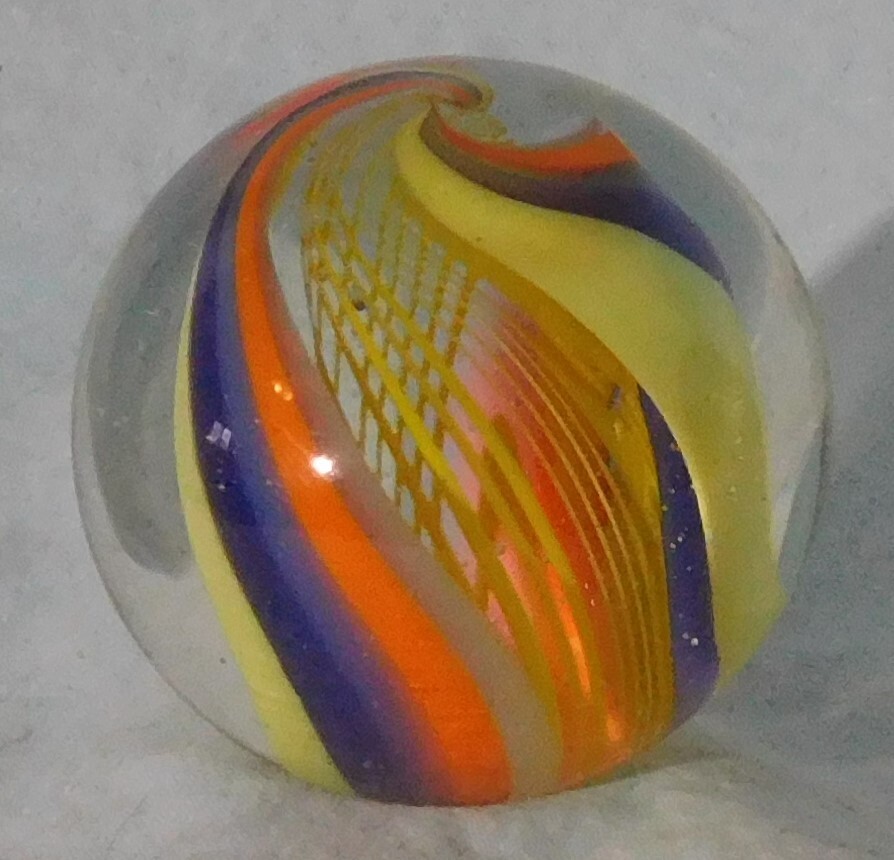 Andy Davis Contemporary Handmade Marble, 1 3/4" Diameter, #9159H