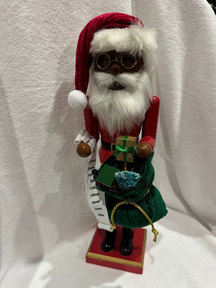 North Pole Trading Co. Nutcracker Holiday  14" AA Mr. Santa Claus
