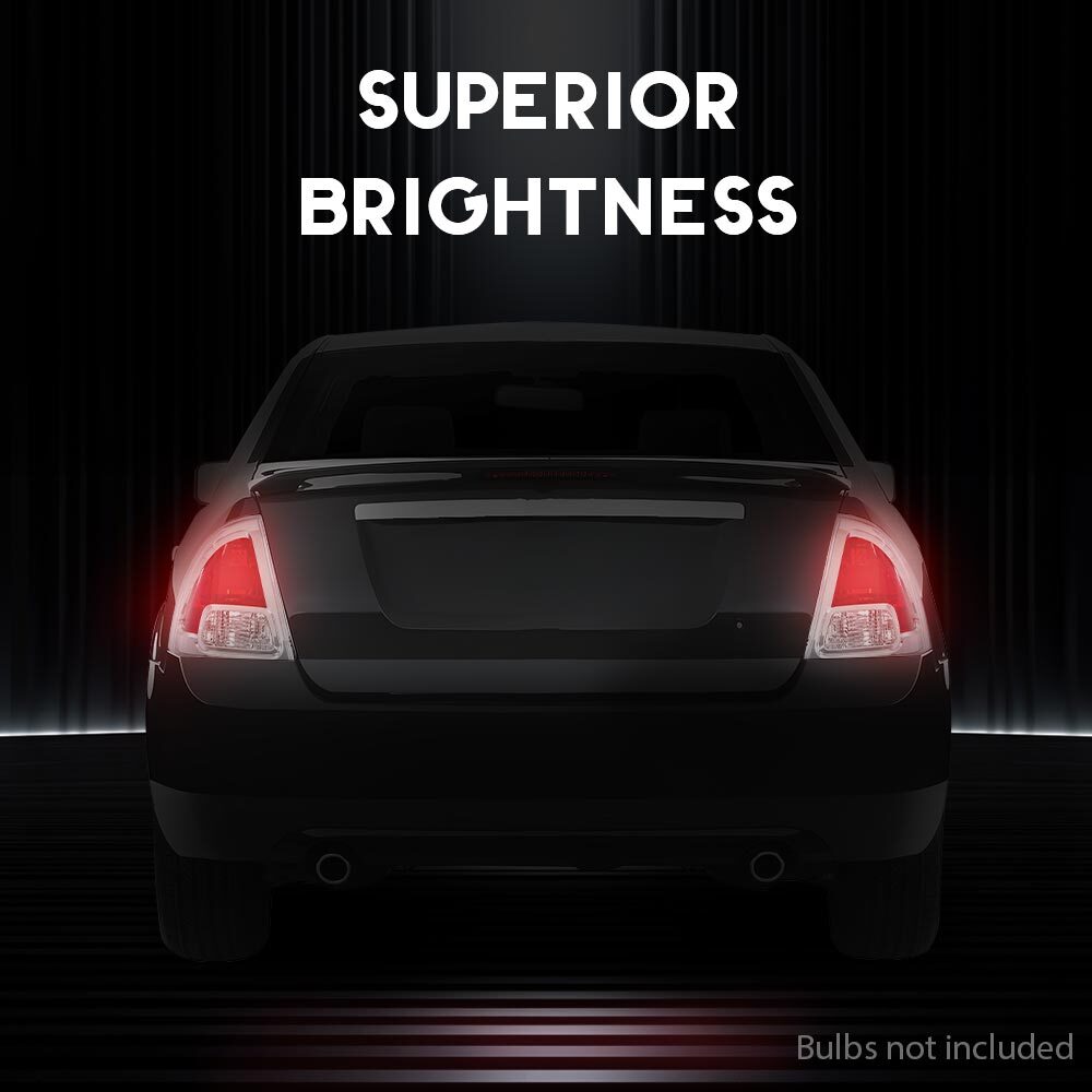 2Pc Tail Light Set Fit For 2006-2009 Ford Fusion Chrome Left and Right Side