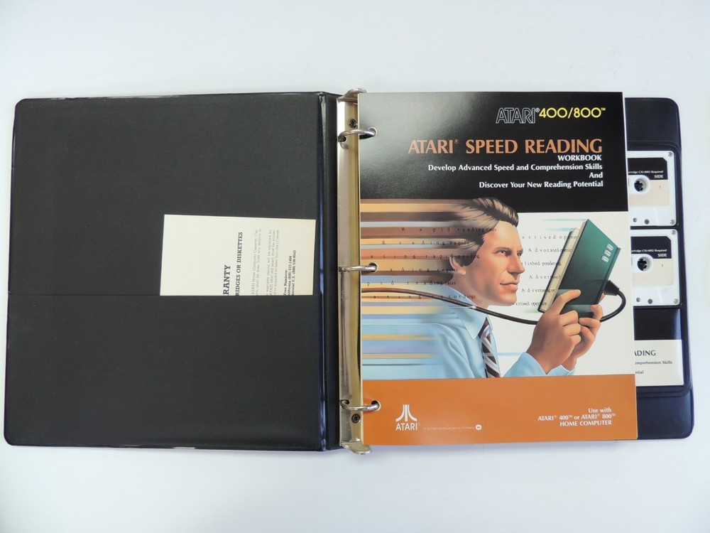 Vintage Atari 400/800 Software Lot Language Spanish Italian Programming Bookkeep