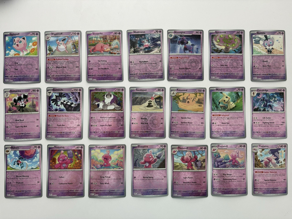 176 Card SVE - Paldea Evolved Complete Reverse Holo Pokemon Set! C/UC/R