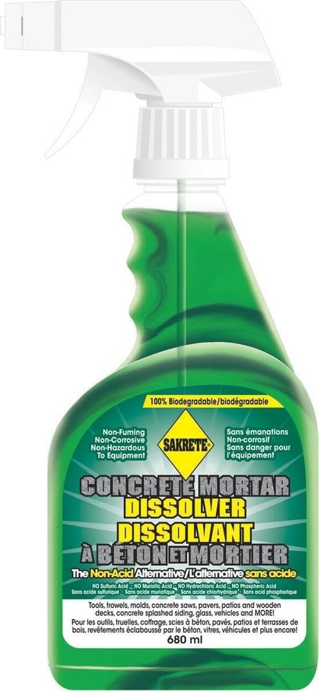 Biodegradable Concrete Dissolver | 28 oz Spray
