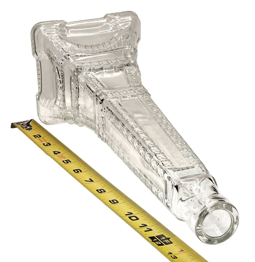 Home Brew Ohio Eiffel Tower Flint Liquor Bottle 500ml with Tasting Corks Set of