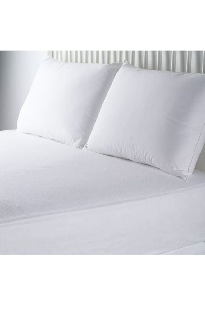 Waterproof Fitted Soft Top Mattress Protector Bedding Accessories White Twin