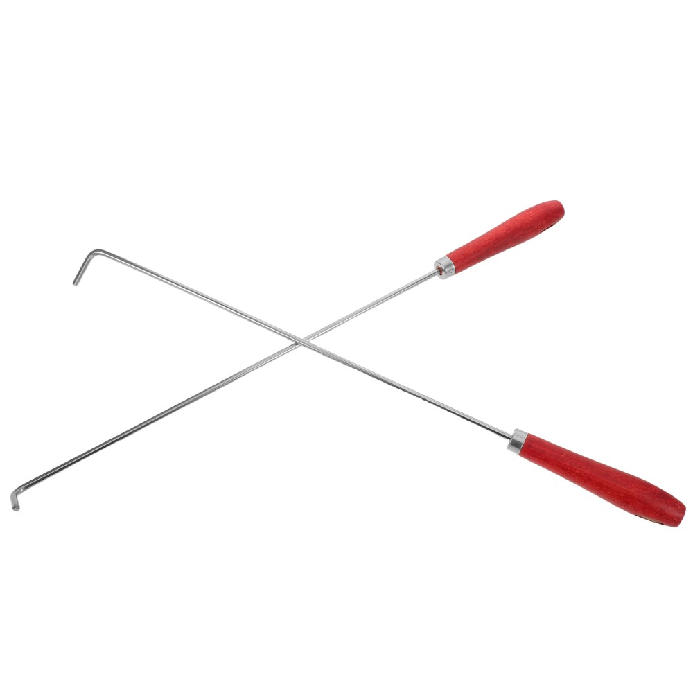2 Pcs Fire Poker Stick Pit Tools Campfire Accessories Kit Bonfire