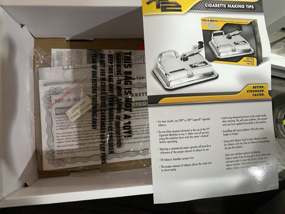 Top-O-Matic RYO Cigarette Crank Machine T2
