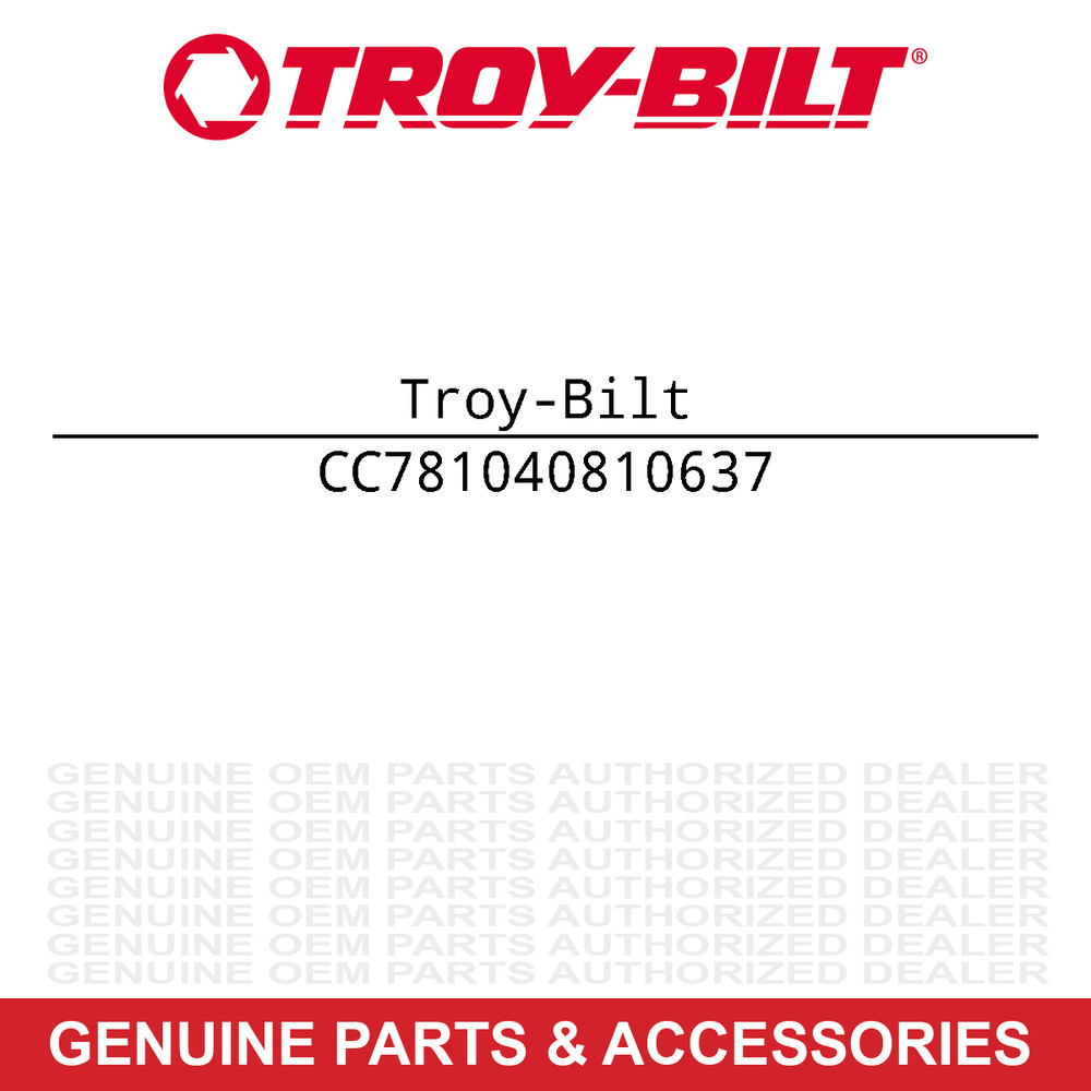 Troy-Bilt 781-04081-0637 Rear Wheel Support Brace CSV070 CSV060 CSV071 CSV065