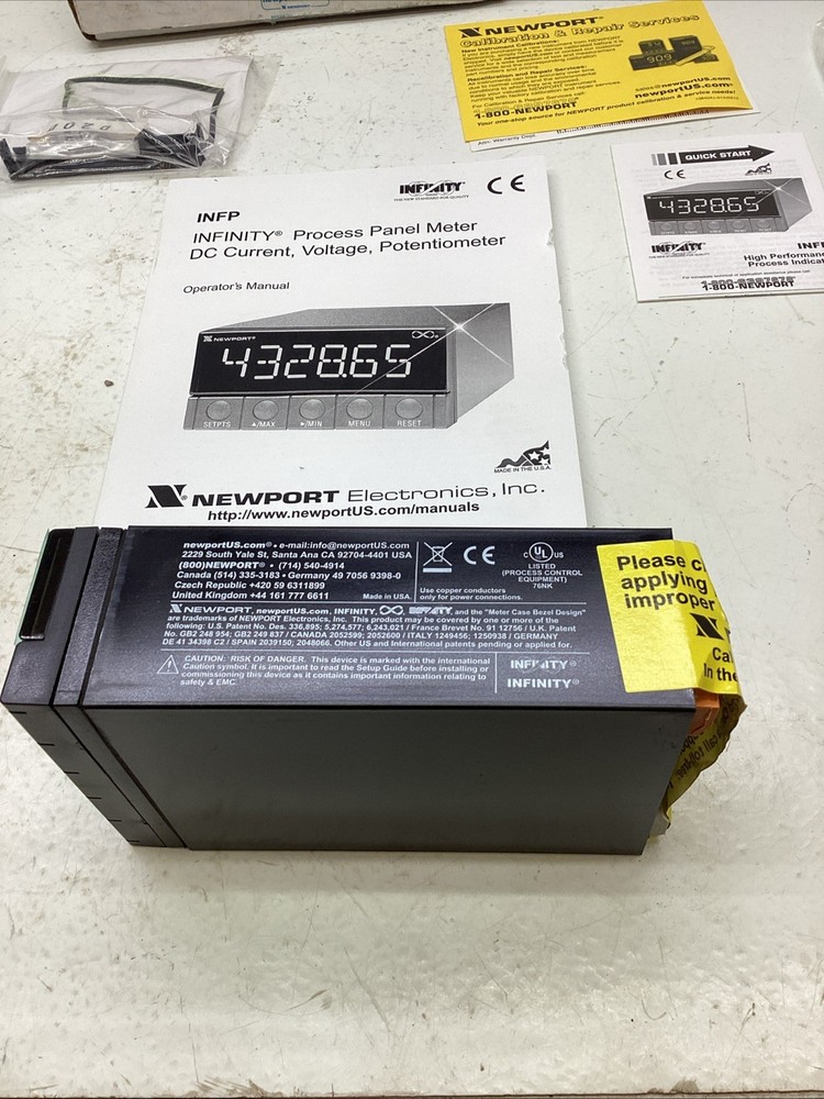 Newport Electronics Infinity Process Panel Meter INFP-0200-C2 NIB