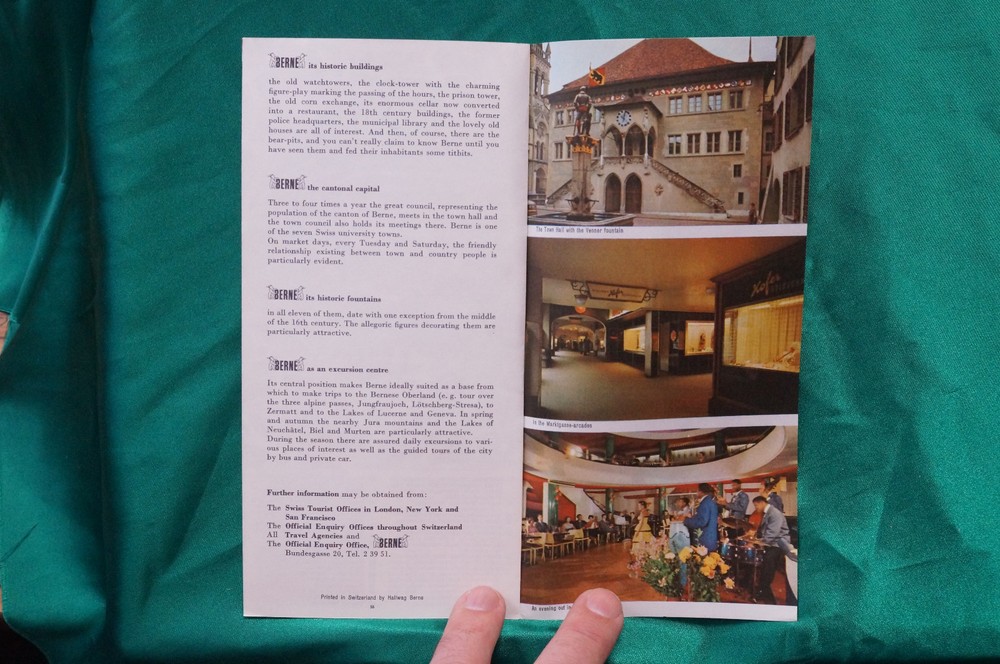 Berne - Switzerland - Brochure