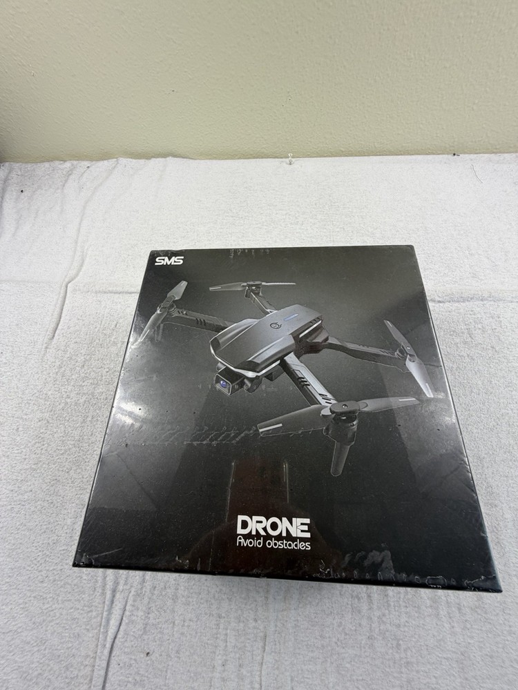 SMS Drone Avoid Obstacles Foldable Drones 4K HD Camera Sealed $299 Retail