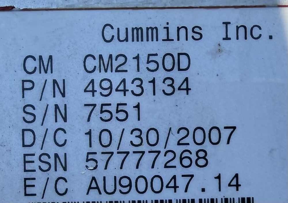 Cummins 6.7L Engine Control Module 4943134