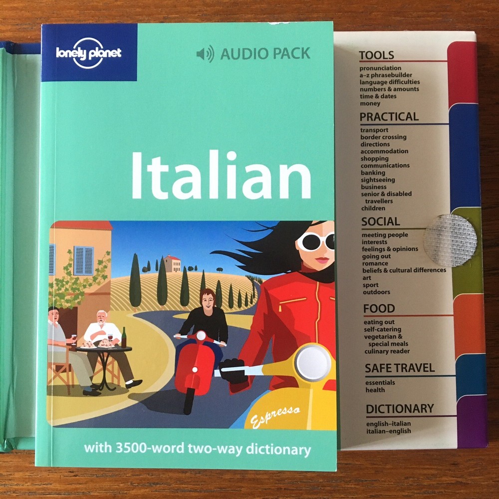 Lonely Planet Italian Phrase Book / CD Audio Pack