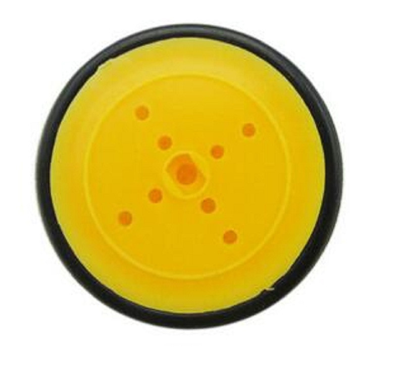 50 pcs Small Smart Car Tire Chassis Plastic Robot Chassis Wheel