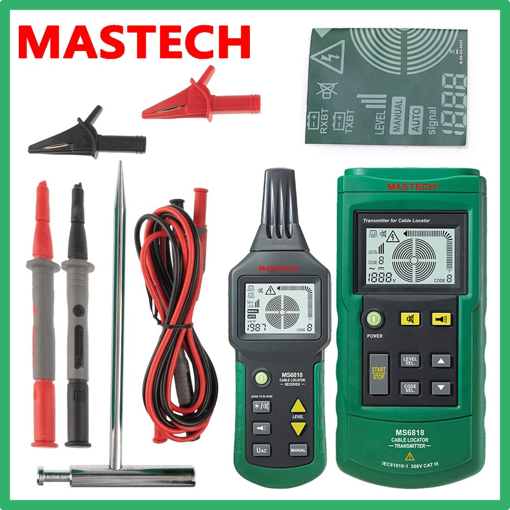 MASTECH MS6818 Wire Tester Networkphone Cable Detector Locator Meter Tracker✦Kd