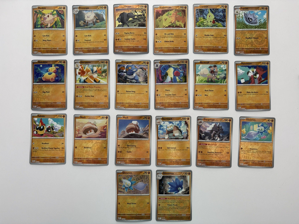 176 Card SVE - Paldea Evolved Complete Reverse Holo Pokemon Set! C/UC/R