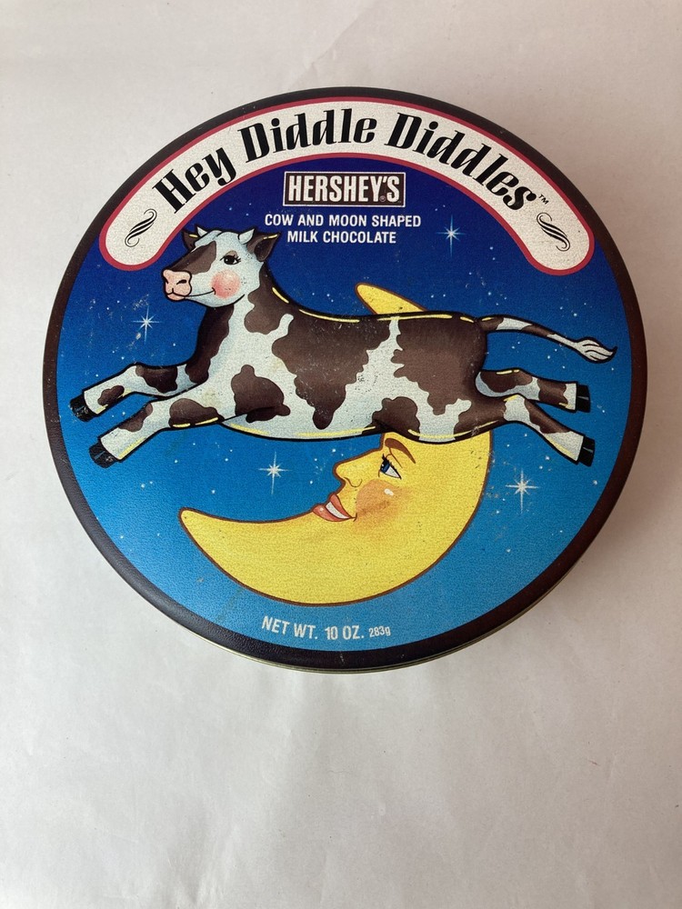 Hershey's Collectors Tin Hey Diddle Diddle Round Tin