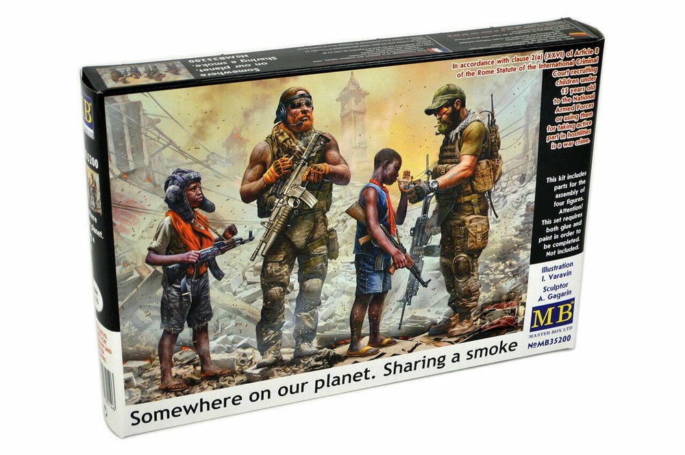 1/35 Master Box Somewhere on our planet Sharing a smoke