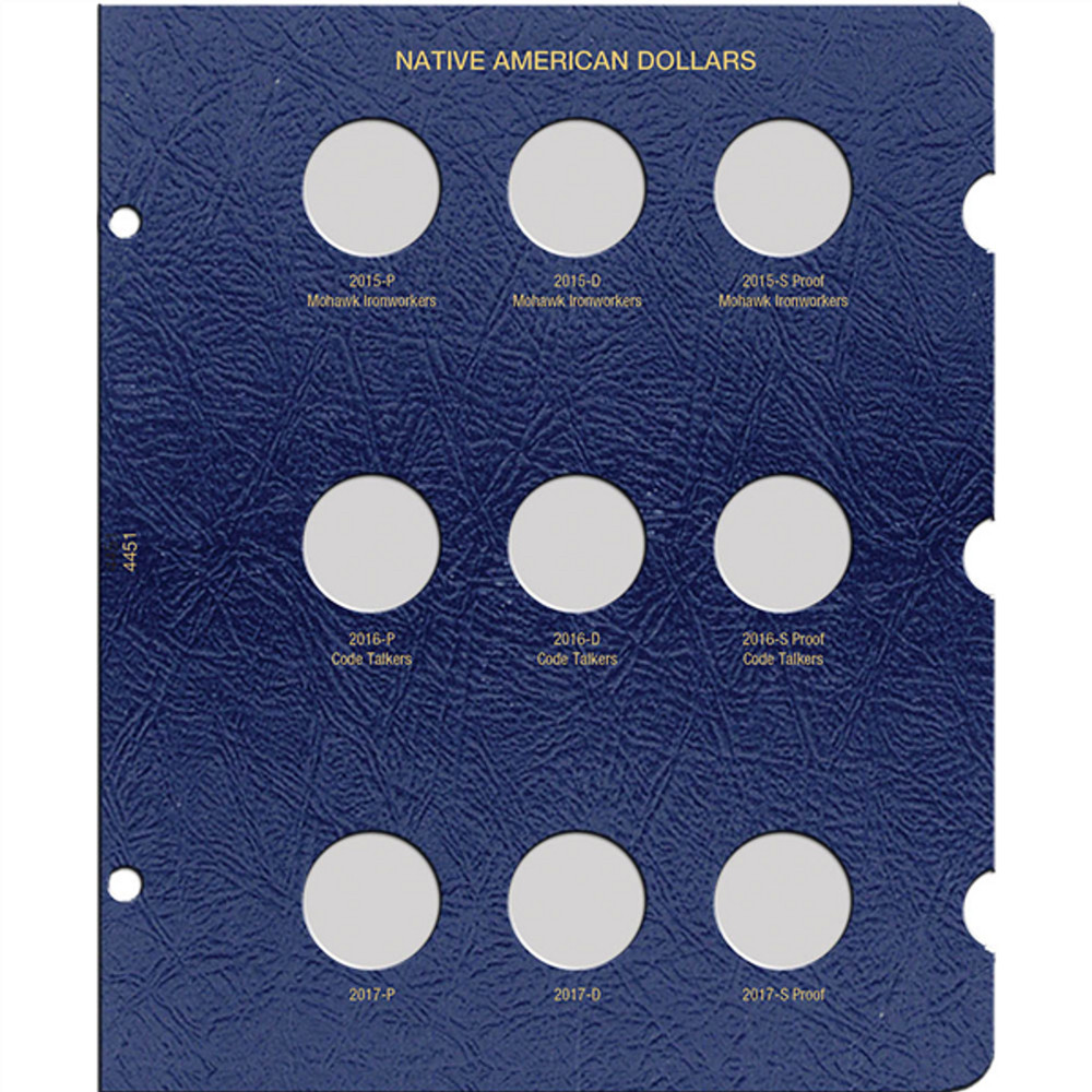 Whitman Page - Native American Dollar (4451)