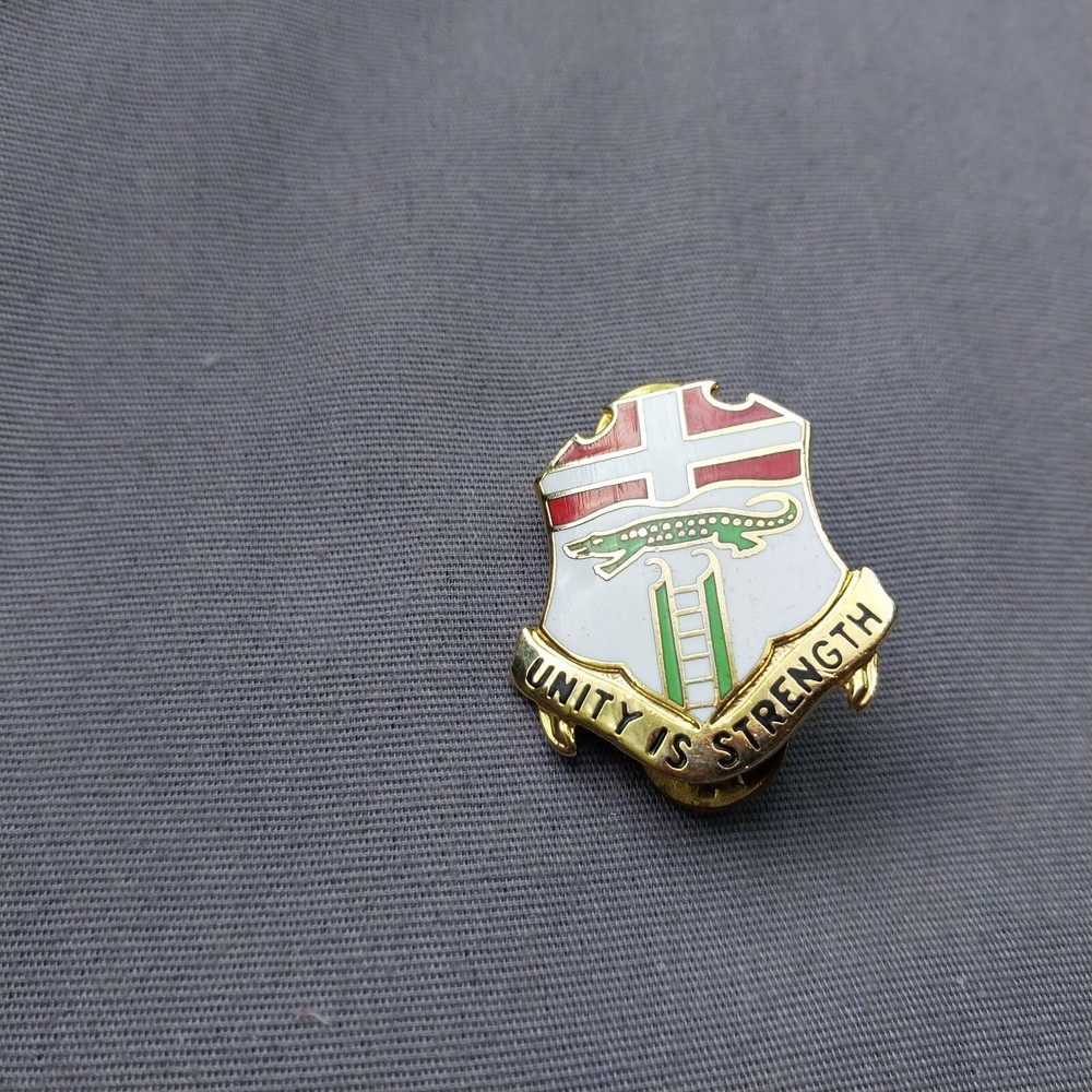 Unity Is Strength 6th Infantry Hat Jacket Military Pin