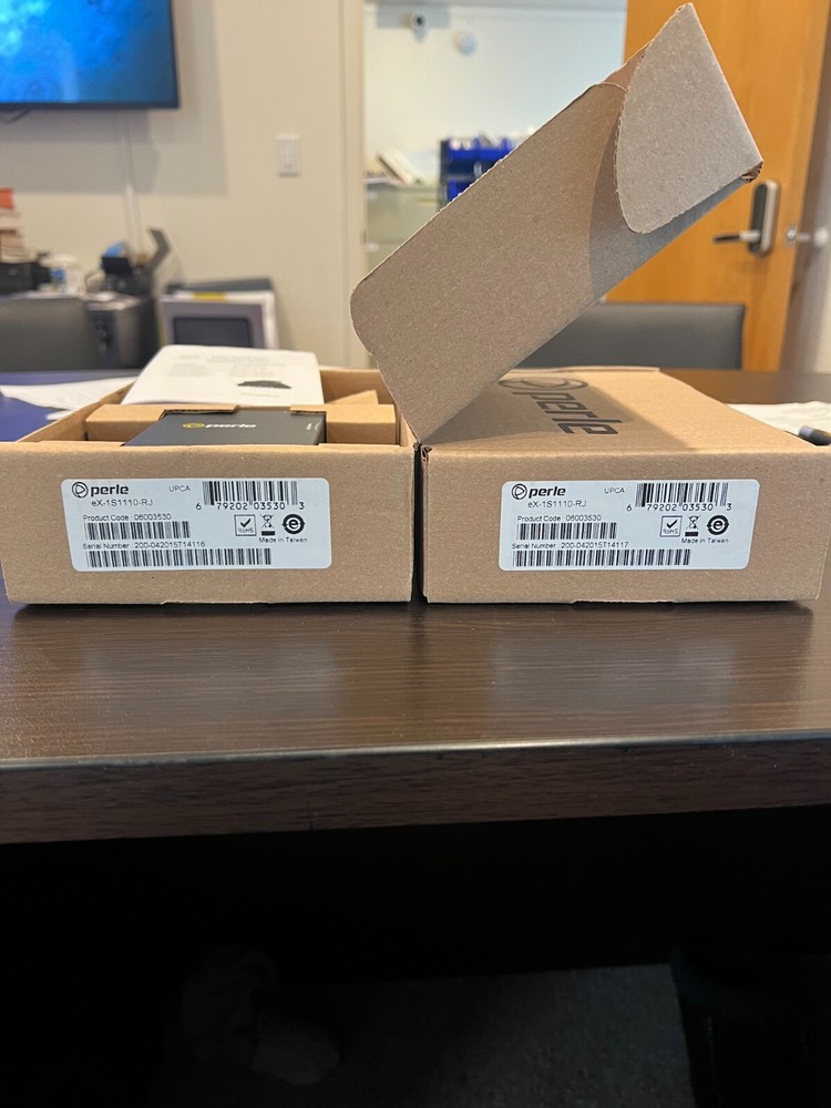 Perle ex-1s1110-rj Ethernet Extender Kit New!