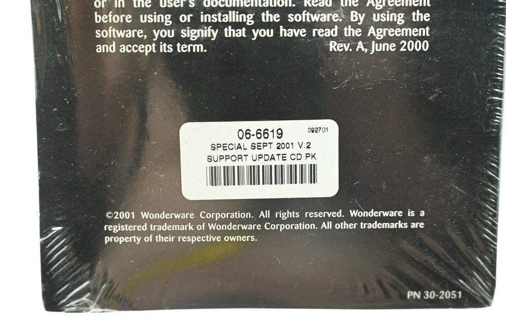 Invensys Wonderware Comprehensive Support Volume 2 2001 CD Pack 06-6619 NEW