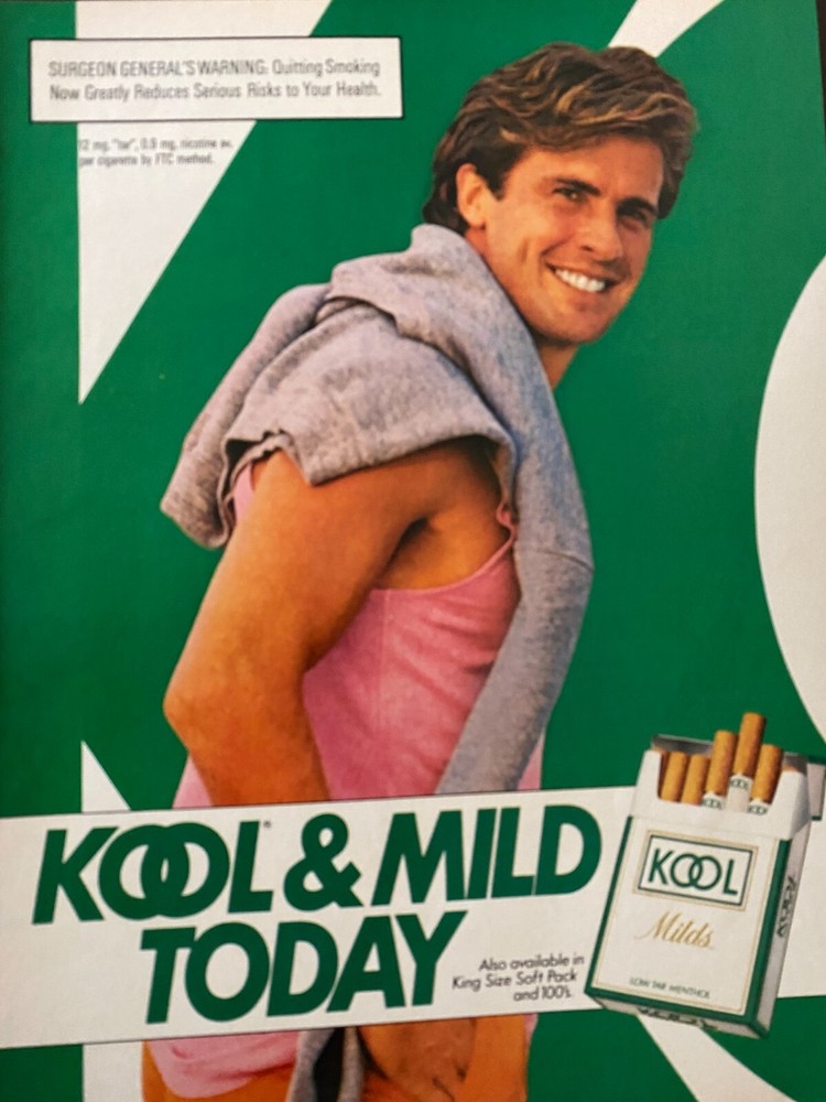 Kool Cigarettes, Full Page Vintage Print Ad