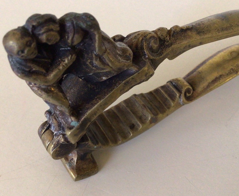 Vintage SOLID BRASS NUTCRACKER ~ Made In England