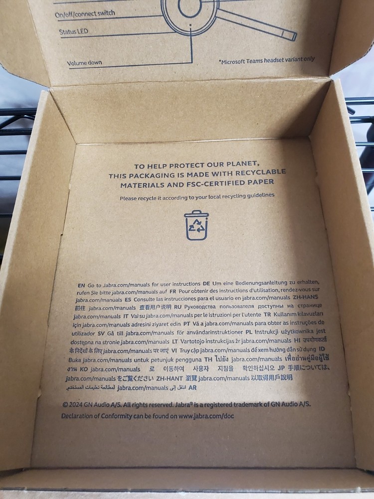 Jabra Evolve 65 TE LINK390A UC Mono