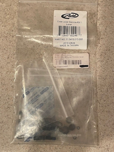 Avid Code Lever Service Kit - 1 Lever