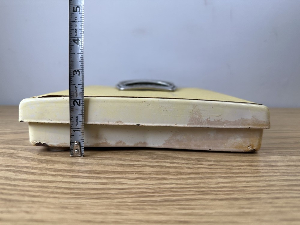 Vintage Harmony House Bathroom Scale Top Handle Yellow - Light Doesn’t Work