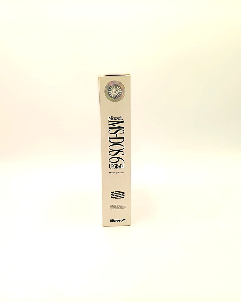 Microsoft MS-DOS 6.0 Operating System Upgrade Original Box and Docs No Disks