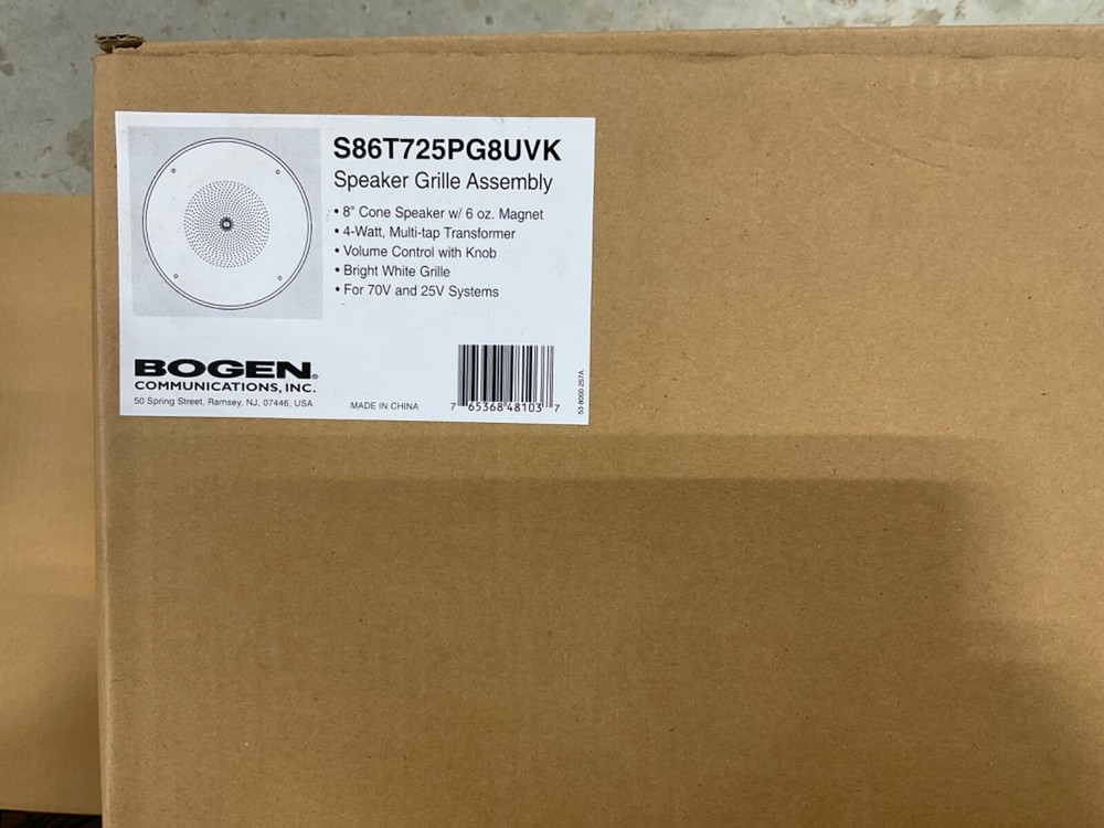  Valcom V-2001A Page Control Unit - 1 Zone 1 Way Enhanced features with speakers