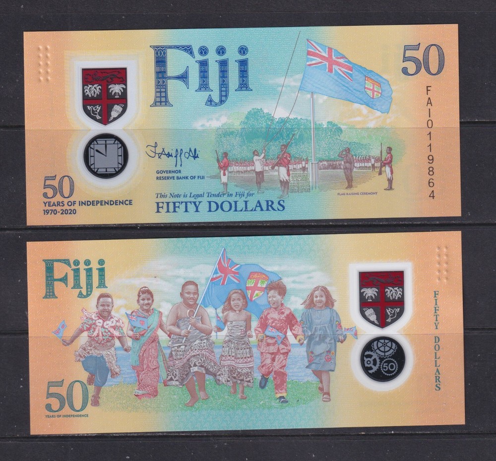 FIJI - 2020 50 Dollars Independence Commemorative UNC Banknote