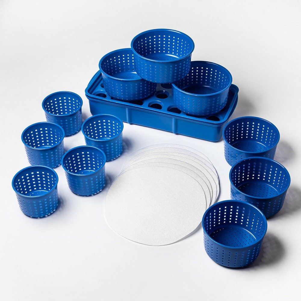 Cheese making Set Cheese molds Azure