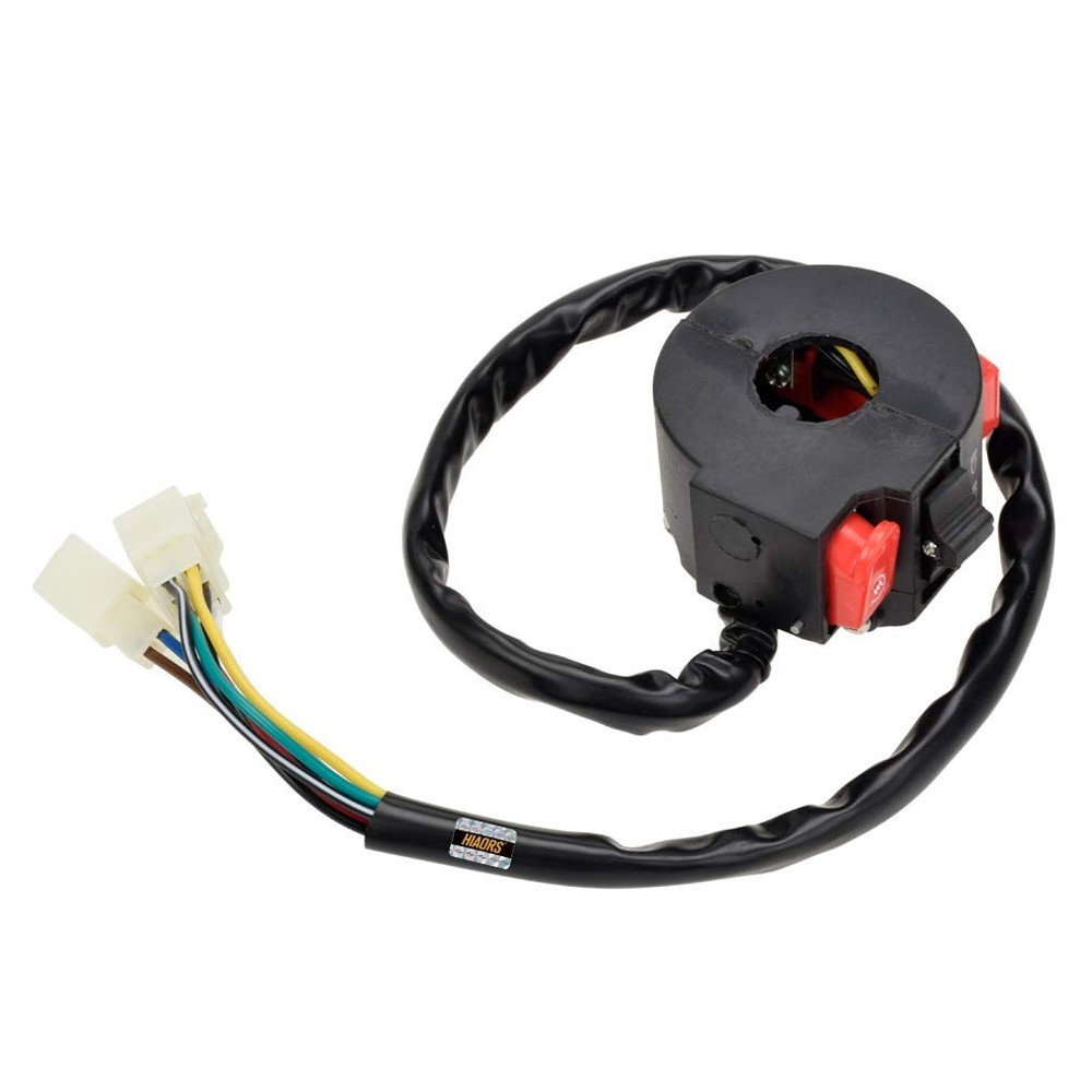 Left Kill Light Starter Switch 8 Wire 3 Function For 50cc 70cc 90cc 110cc 125cc