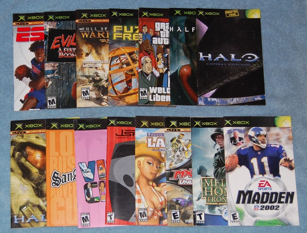 Top Spin Microsoft Xbox Manual (Manual Only)